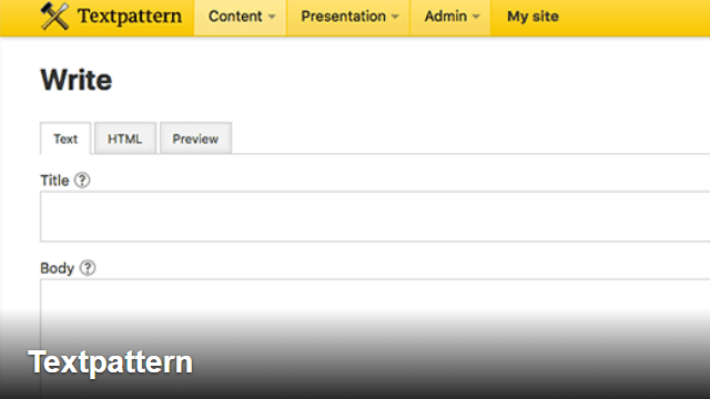 Textpattern